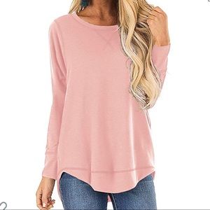 NWT Long sleeve side split tunic